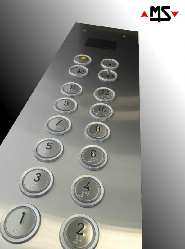 Imagen ilustrativa de Botonera de cabina Redonda Luminosa